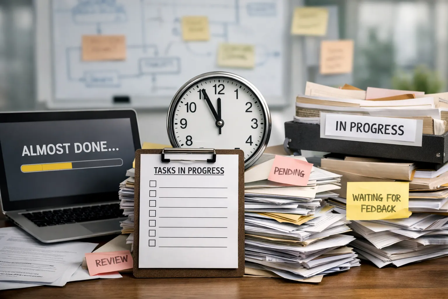 Warum viele Aufgaben nie wirklich abgeschlossen werden