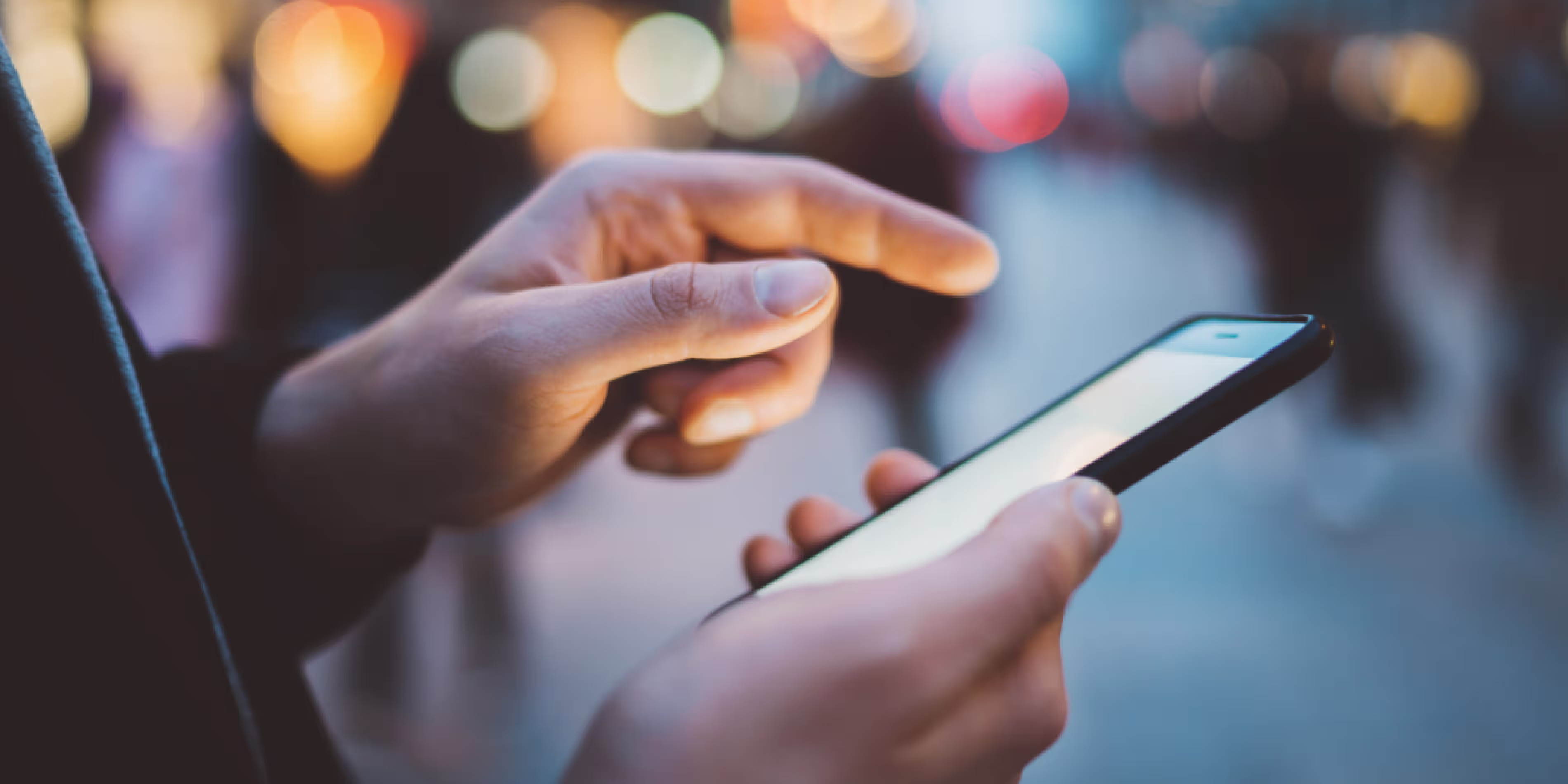 Smartphone in Benutzung