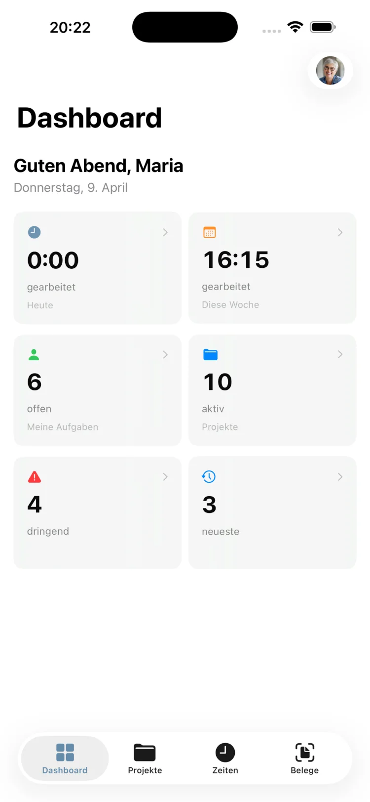 spiritflow App auf dem iPhone